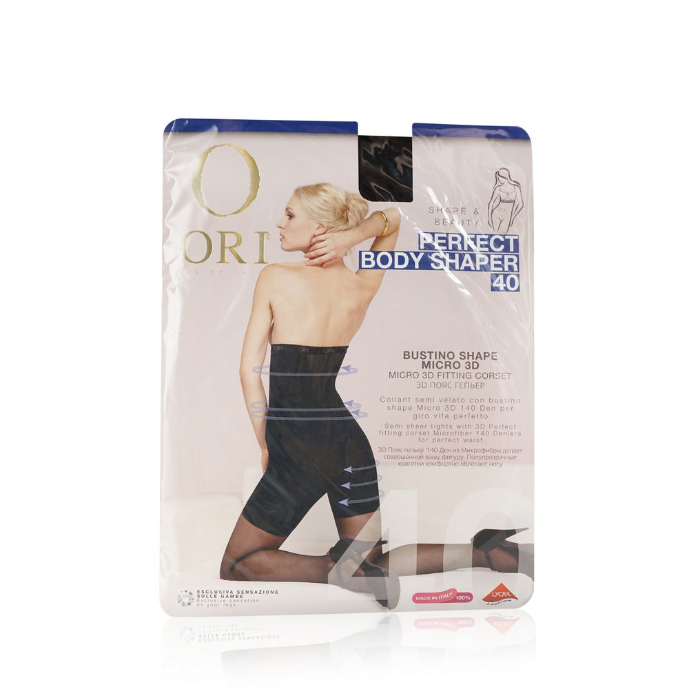 

Женские колготки Ori Perfect Body Shaper утягивающий корсет 40den Nero 3 размер