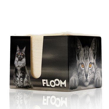 Бумажные салфетки Floom " коты " 1-слойные в коробке 100шт
