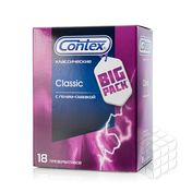 Презервативы Contex Classic с гелем - смазкой 18шт
