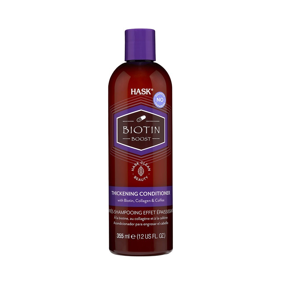 

Уплотняющий кондиционер для волос Hask Biotin Boost с биотином 355мл