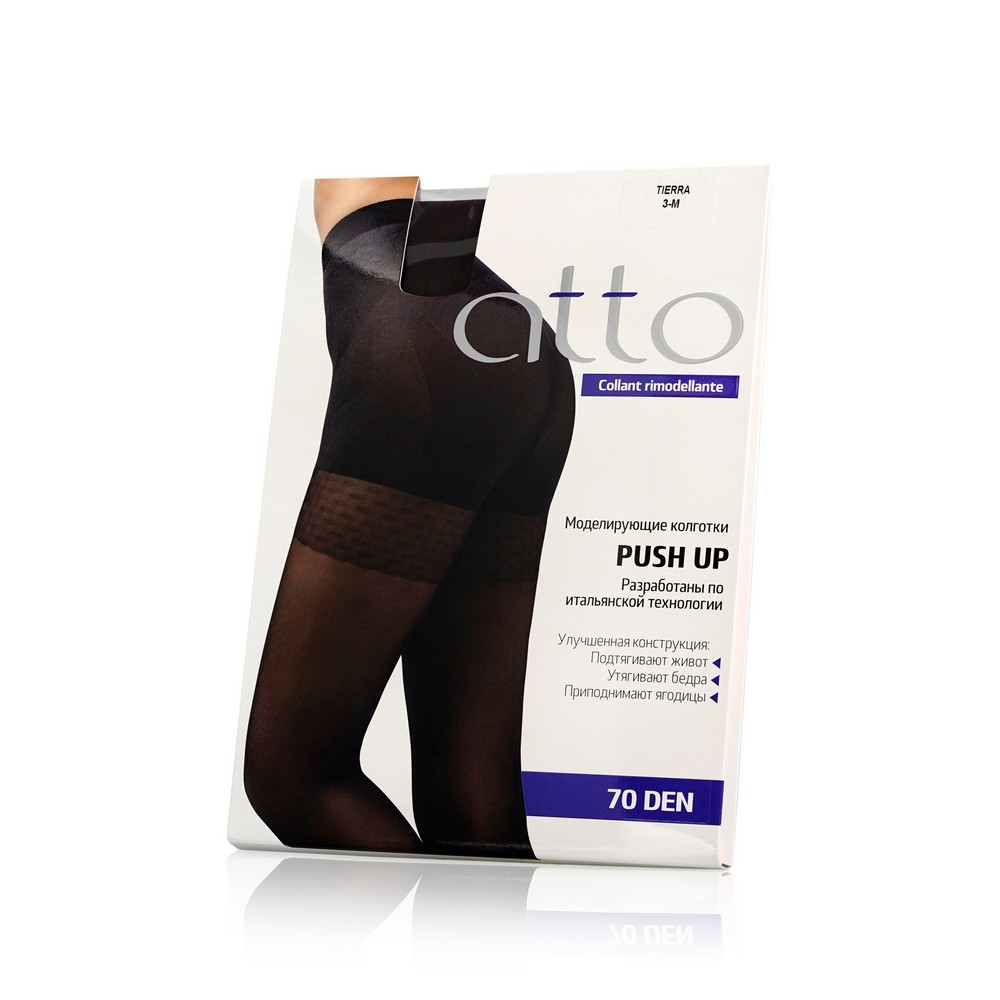 

Женские колготки Atto Push Up 70den Кофе 3 размер