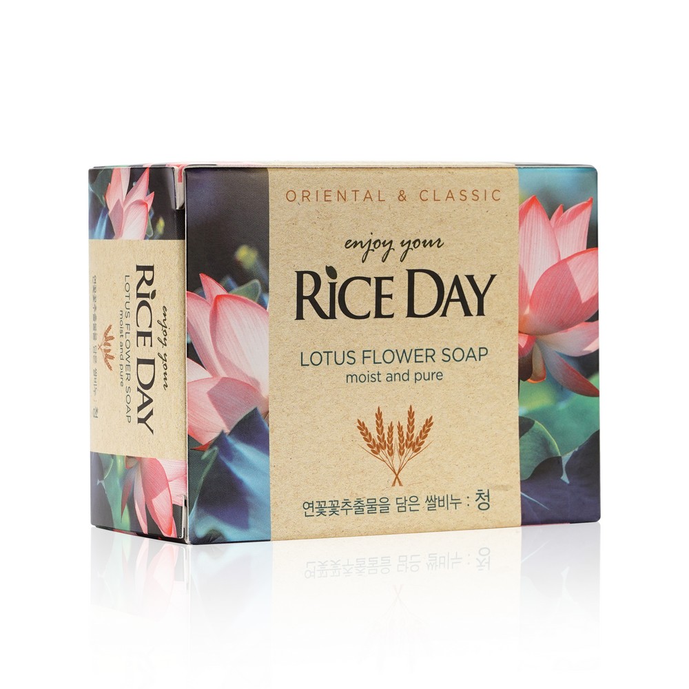 

Мыло туалетное Rice Day с экстрактом лотоса 100г