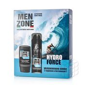 Мужской набор MenZone " Hydro Force " ( пена для бритья 200мл + гель после бритья 100мл )