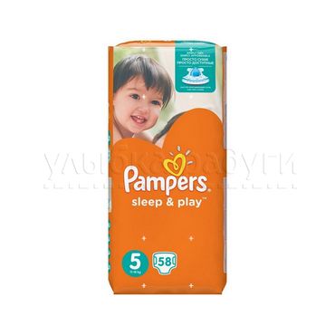 Подгузники Pampers Sleep & Play для детей Junior 11-18кг 58шт
