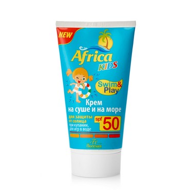 Солнцезащитный крем Floresan Africa Kids " На суше и на море " SPF 50 150мл