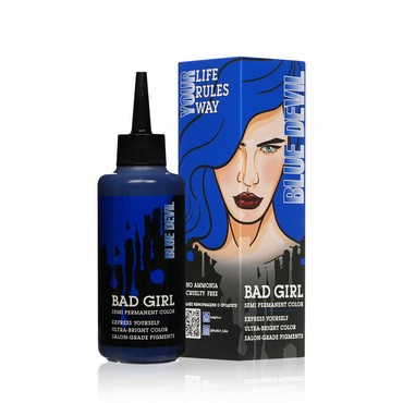 Оттеночный бальзам для волос Bad Girl Blue devil 150мл
