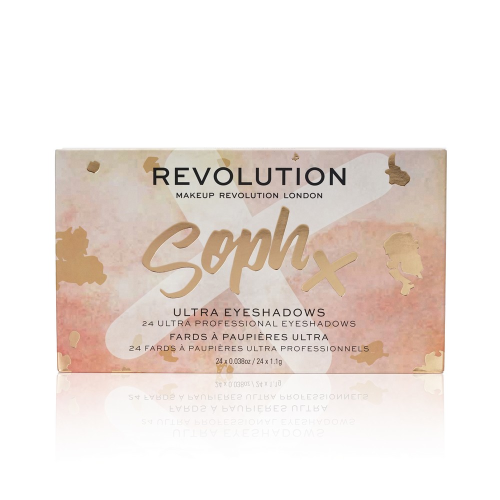 

Тени для век MakeUp Revolution SophX Ultra Eyeshadows , 24 цвета , 26,4г