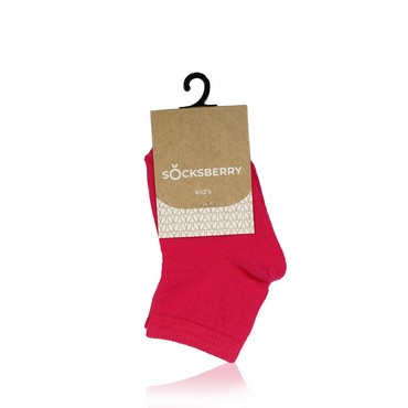 Детские носки Socksberry KS-0030 укороченные Малиновый р.14