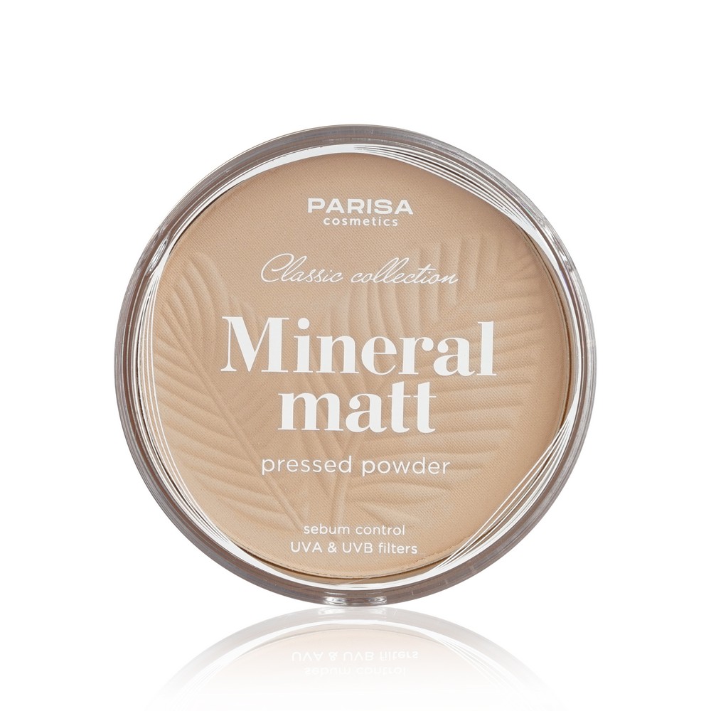 Пудра для лица Parisa Cosmetics Mineral Matt 01 , Светло-бежевый , 10г