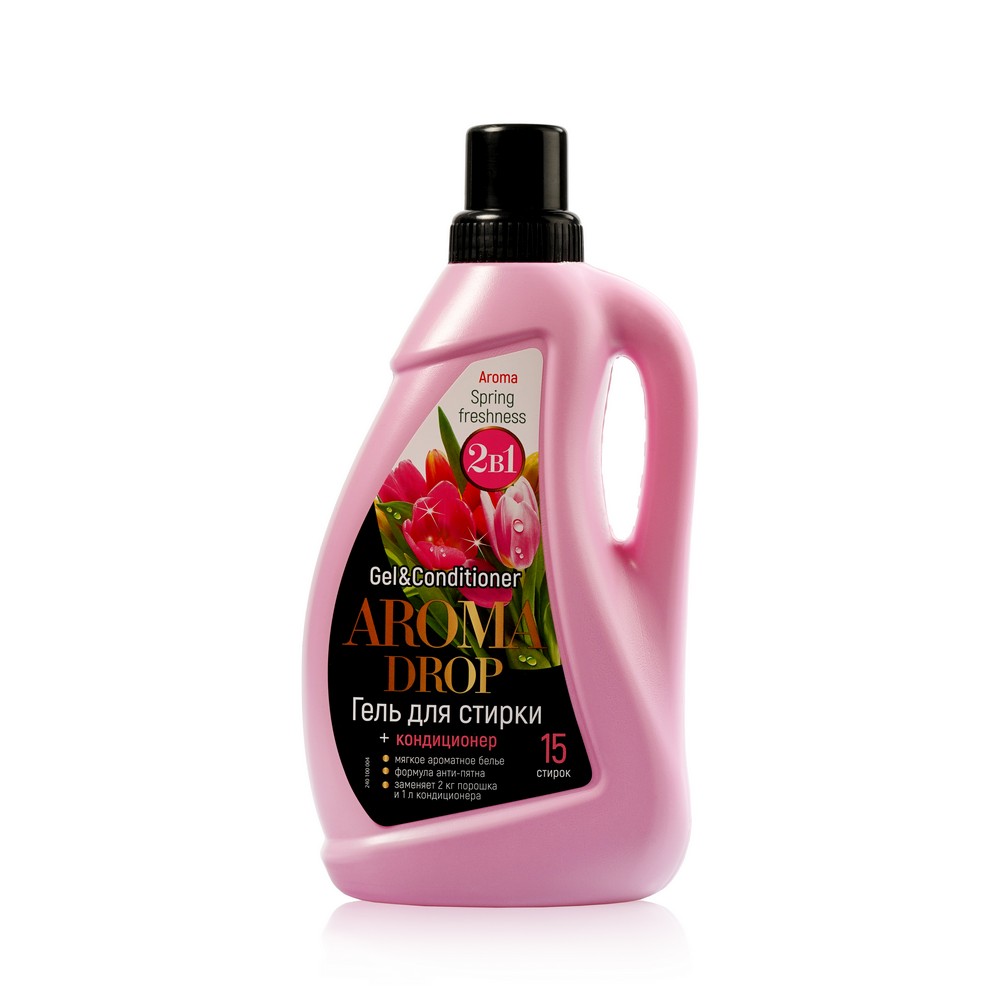 

Гель для стирки Aroma Drop 2 в 1 " весенняя свежесть " 1л