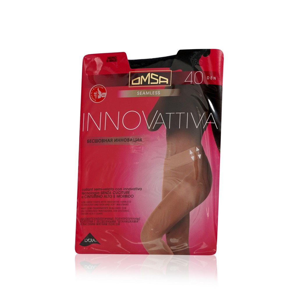 

Женские колготки Omsa Innovativa 40den Nero 5 размер