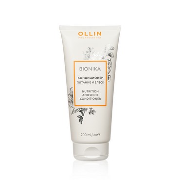 Кондиционер для волос Ollin Professional Bionika " питание и блеск " 200мл