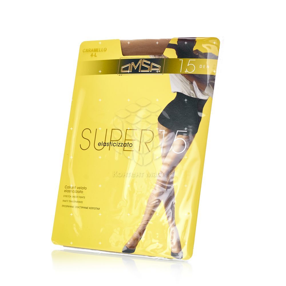 

Женские колготки Omsa Super 15den Caramello 4 размер