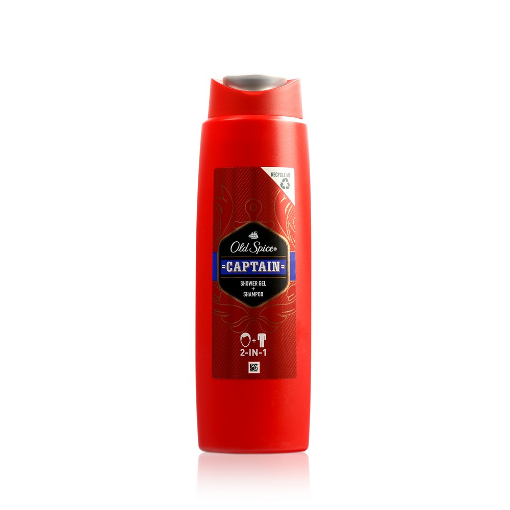 

Мужской гель для душа и шампунь для волос Old Spice Captain 2 в 1 300мл