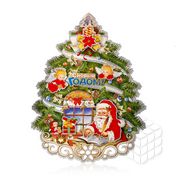 Панно УРРА Новый Год " Ель " 54*42см