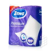 Бумажные полотенца Zewa PREMIUM 2х-слойные 2шт