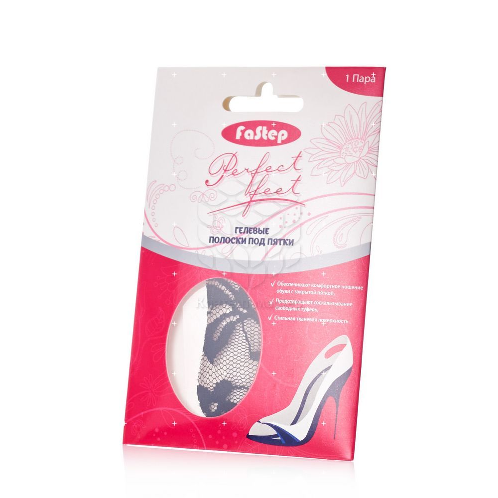 

Гелевые полоски Fastep для пяток , кружевные 2шт