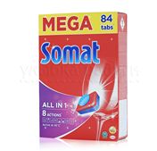 Таблетки Somat All in 1 для посудомоечных машин 84шт