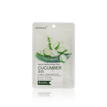 Тканевая маска EUNYUL для лица " Cucumber " , с экстрактом огурца