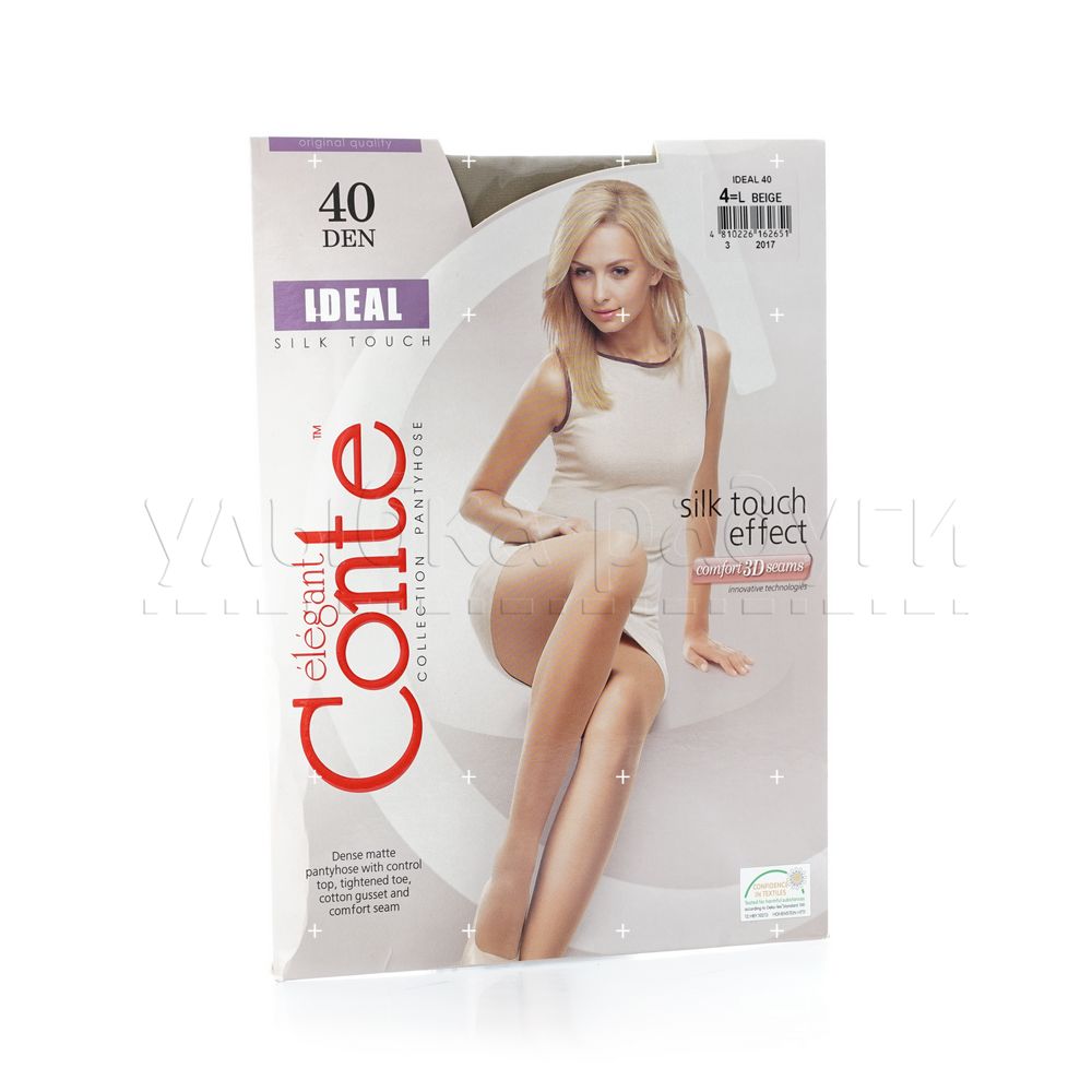 

Женские колготки Conte Ideal 40den Beige 4 размер
