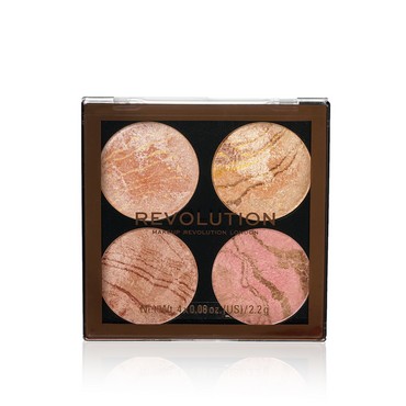 Хайлайтер для лица MakeUp Revolution Cheek Kit 4 в 1 , Fresh Perspective , 8,8г