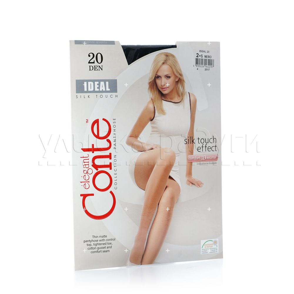 

Женские колготки Conte Ideal 20den Nero 2 размер
