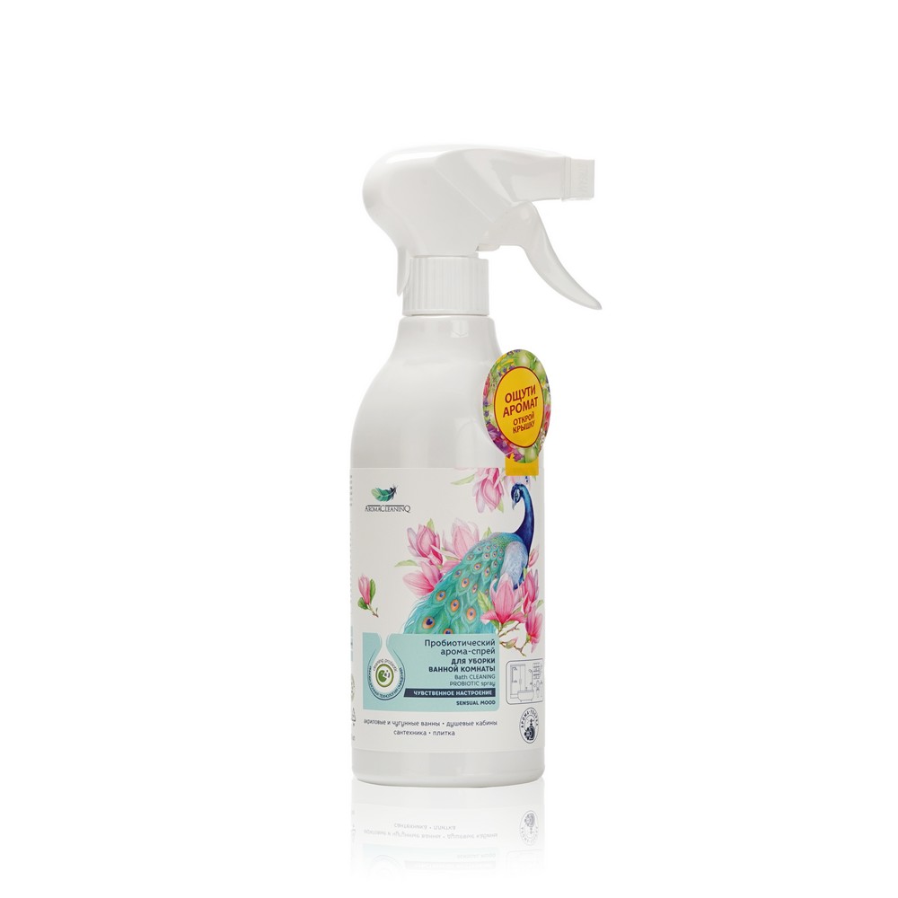 

Пробиотический арома - спрей для уборки ванной комнаты AromaCleaninQ " Чувственное настроение " 500мл