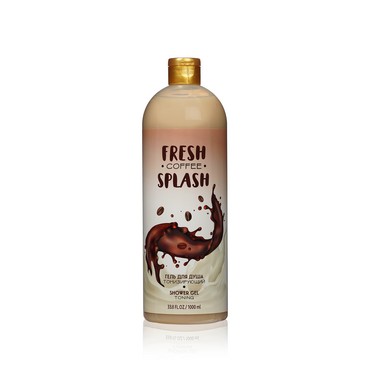 Гель для душа Bio World Fresh Splash " тонизирующий " с ароматом кофе 1000мл