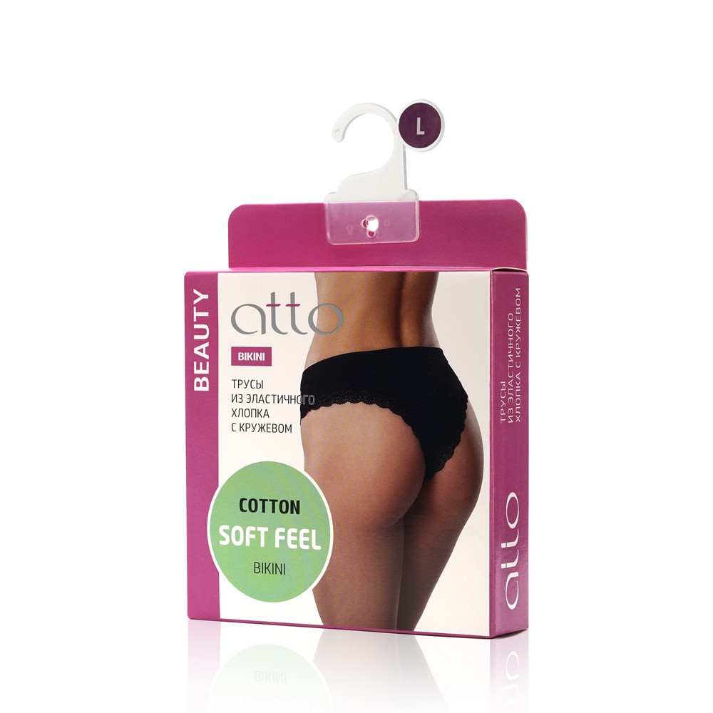 Женские трусы Atto Beauty Bikini , Бордо , L