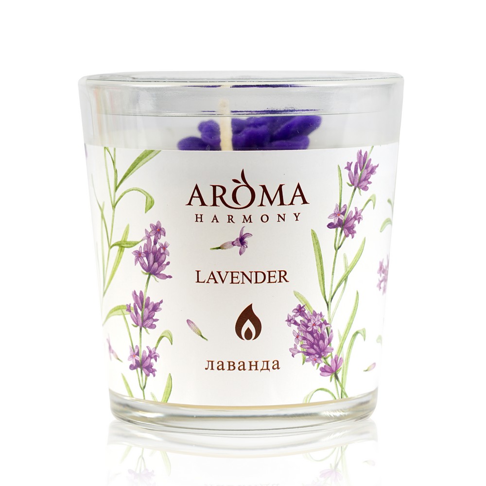 

Свеча ароматическая Aroma Harmony " Lavender " 160г