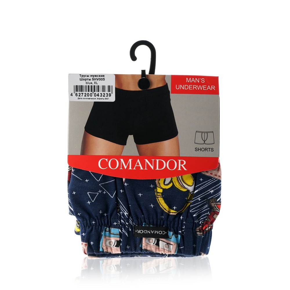 

Мужские трусы - боксеры Opium Comandor SHV005 Blu , XL