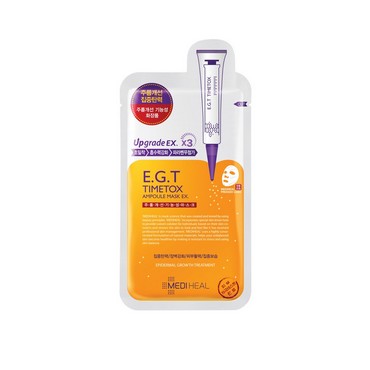 Укрепляющая тканевая маска для лица Mediheal E.G.T Timetox Ampoule Mask EX 25мл