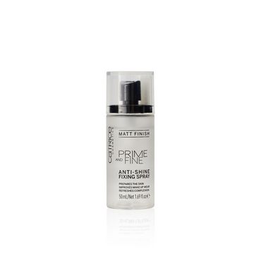 Спрей - фиксатор Catrice Prime And Fine " Anti-Shine Fixing Spray " для макияжа 50мл