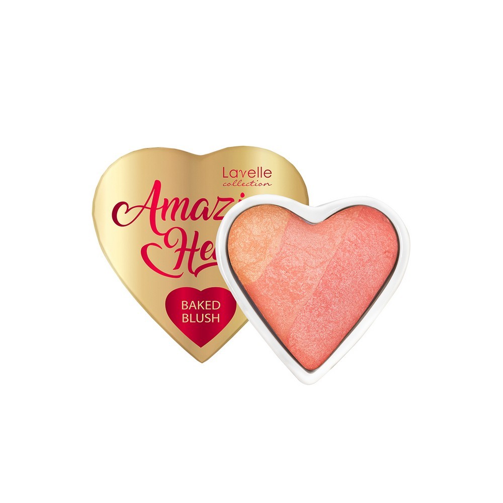 

Румяна для лица Lavelle Amazing heart 3 цвета 04 Paradise peach