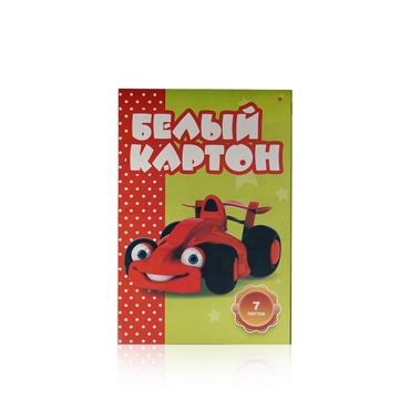 Набор белого картона Альт " Мультики " 7шт