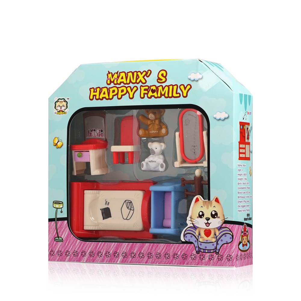 

Набор игрушек Happy Family " Спальня "