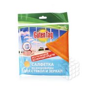 Салфетка Guten Tag из микрофибры для стекол и зеркал 30*30см
