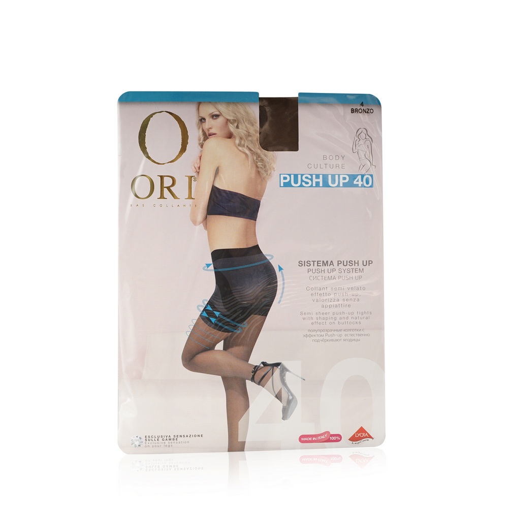 

Женские колготки Ori Push Up 40den Bronzo 4 размер
