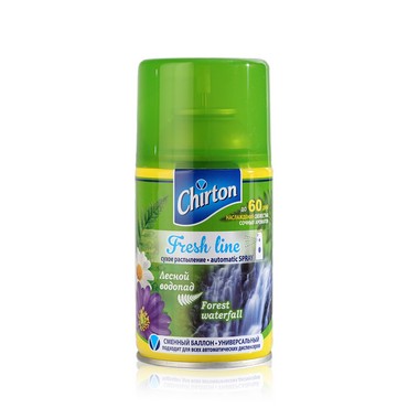 Освежитель воздуха Chirton Fresh line запасной блок " Лесной водопад " 250мл