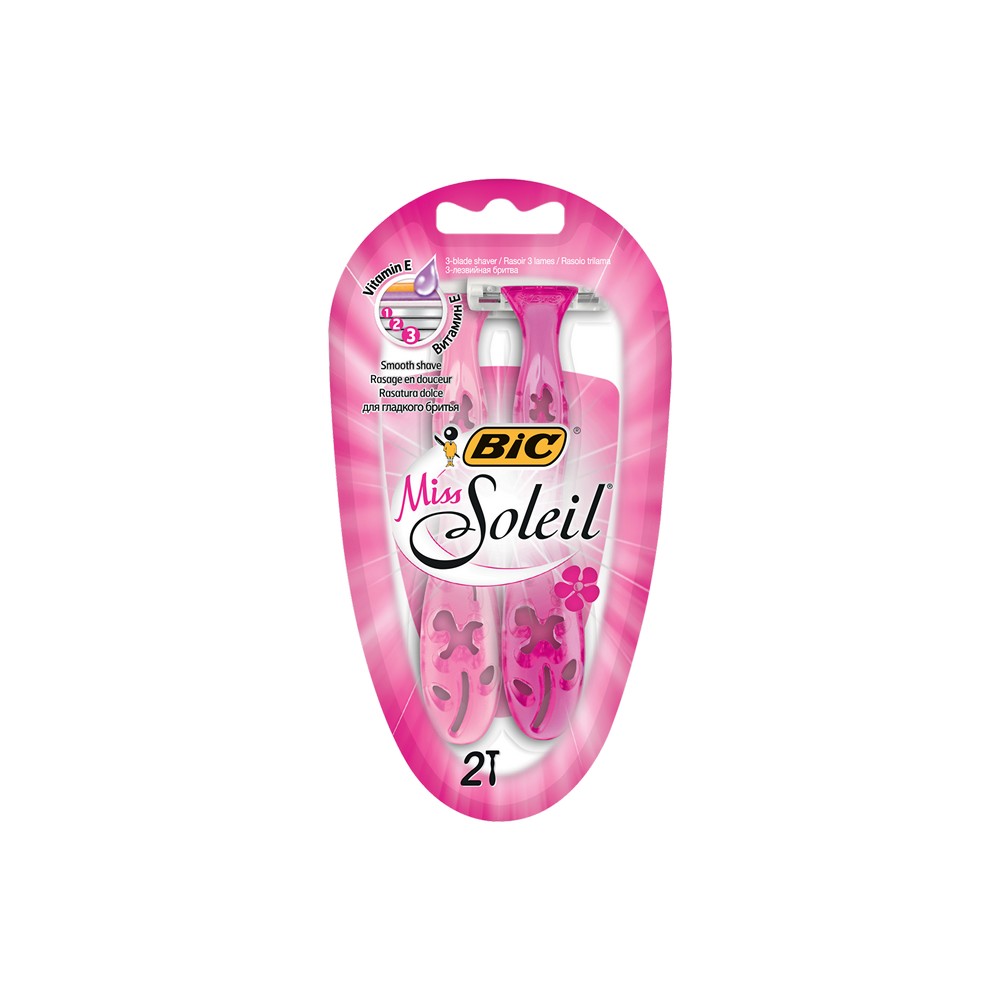 

Одноразовый станок Bic Miss Soleil женский 2шт
