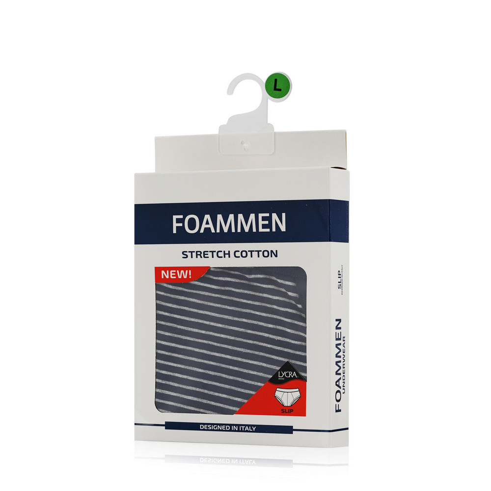 

Мужские трусы - слипы Foammen Fo80504-1 , синие , L