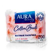 Ватные палочки Aura 200шт