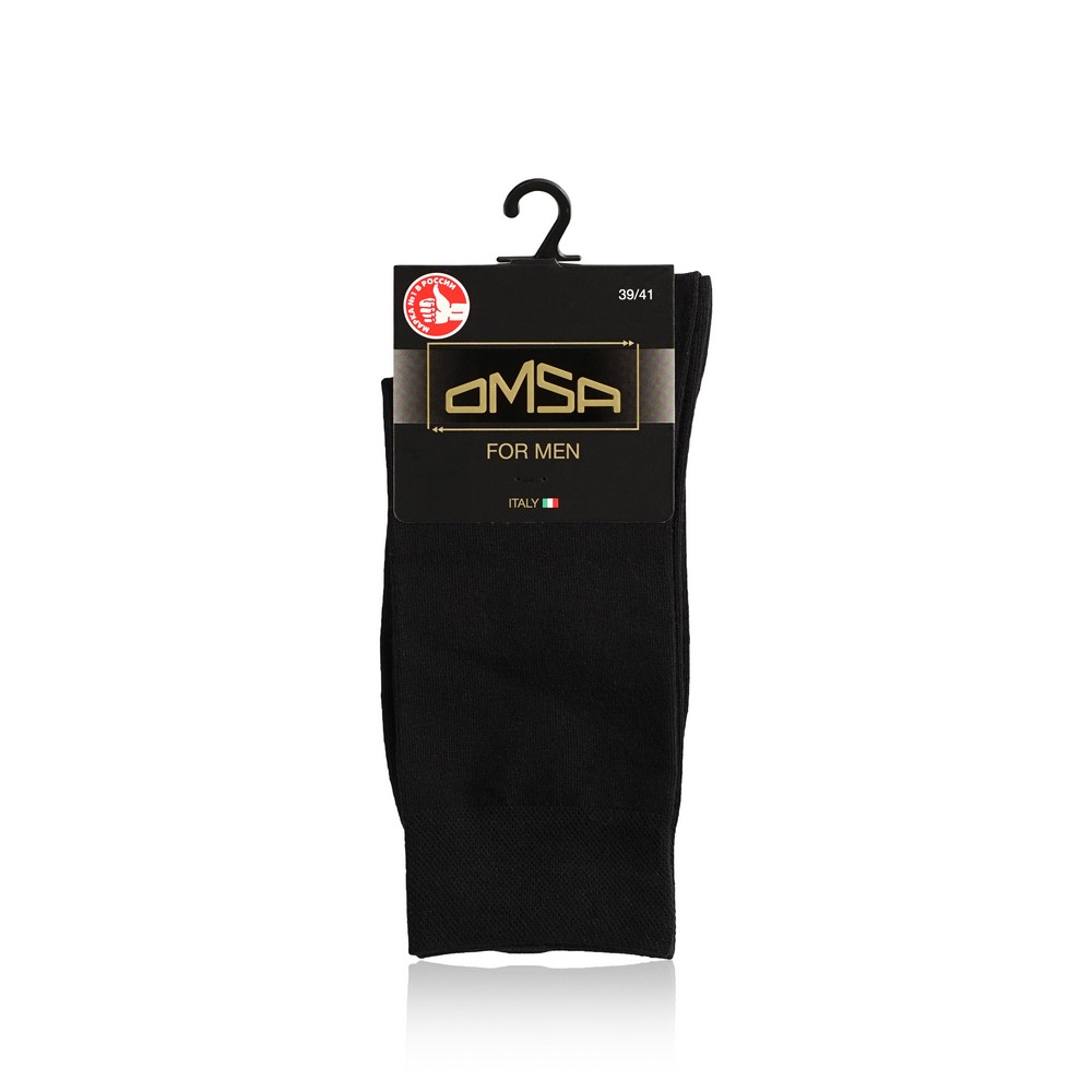

Мужские носки Omsa Classic трикотажные , 204 , Nero , р.39-41