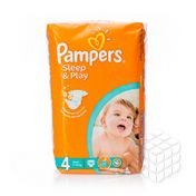 Подгузники Pampers Sleep & Play для детей maxi 7-18кг 14шт