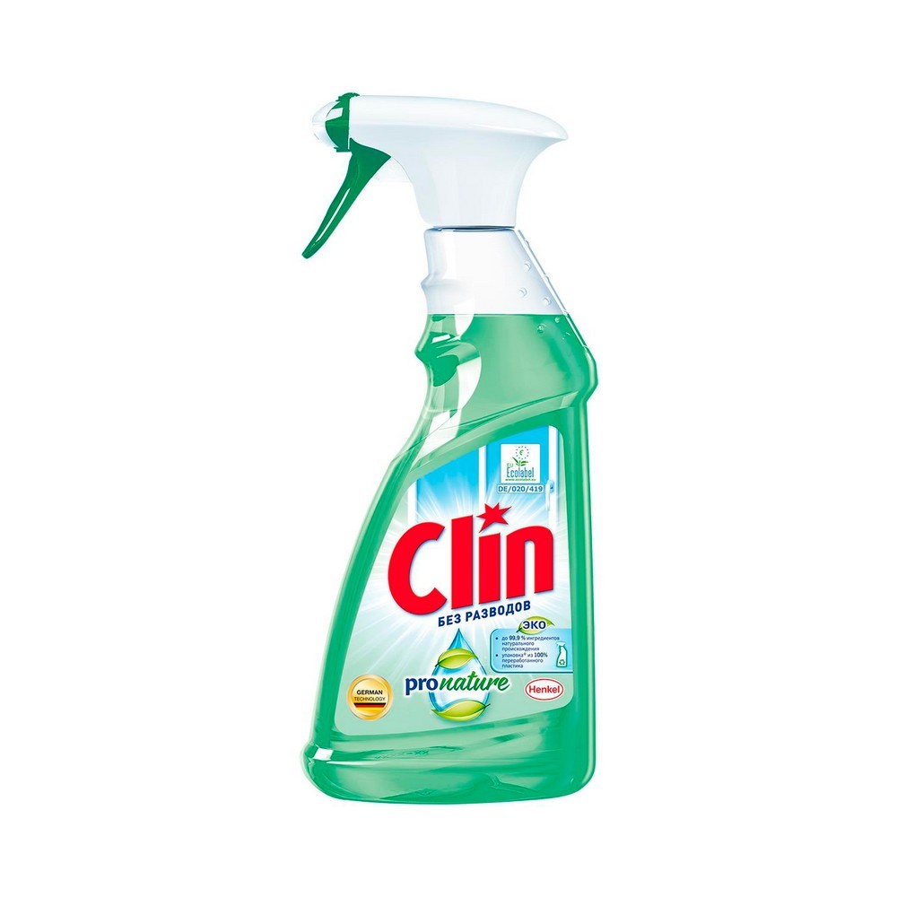 

Чистящее средство для стекол Clean Pro Nature 500мл