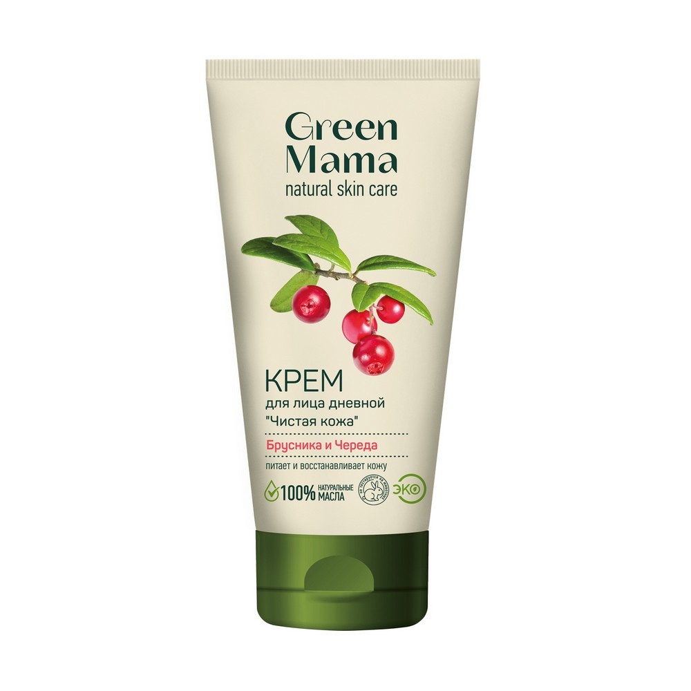 Дневной крем Green Mama для лица 