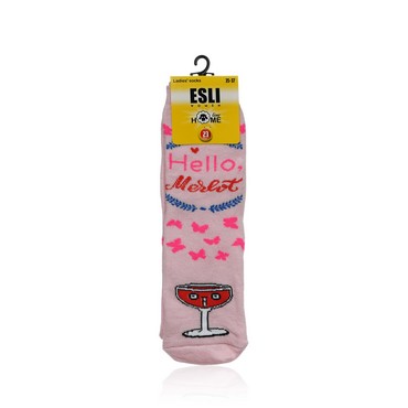 Женские махровые носки Home Line Esli " Merlot " , р.23