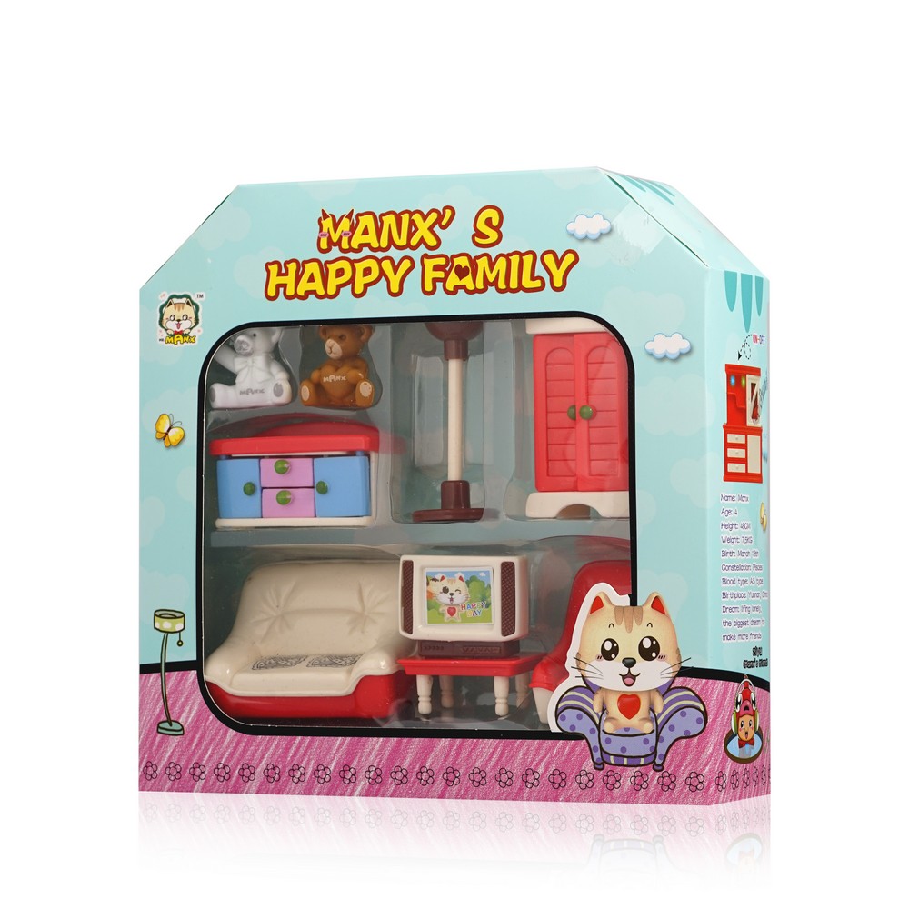

Набор игрушек Happy Family " Гостиная "