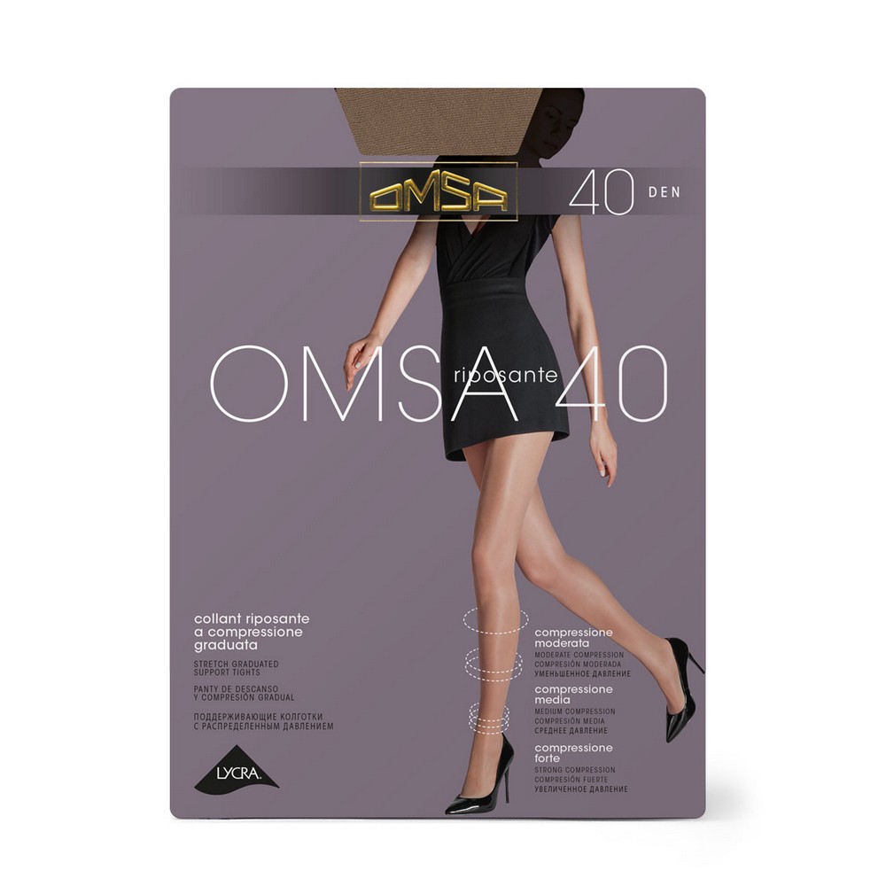 

Женские колготки Omsa 40den Daino 5 размер