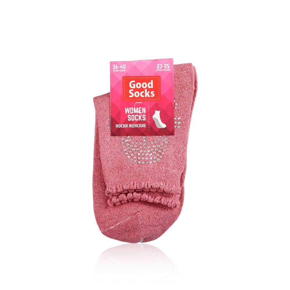 

Женские носки Good Socks WAT81266-41 , трикотажные , череп в стразах